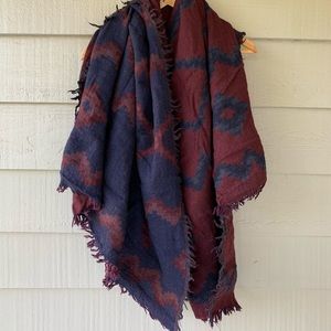 100% wool Aritzia blanket scarf.